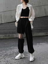 Pearl Hollow Legs Casual Pants